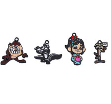 Lot 40 PCS cartoon Enamel Charms Metal Pendants DIY Earring Jewelry