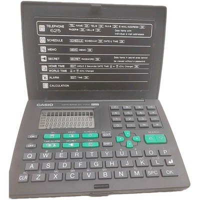 Vintage Electronic Personal Organizer By Casio, Data Bank DC-7700