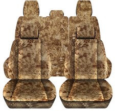 Custom Fit Car Seat Covers Frontback Kryptec Camo Tan Its 20-24jeep Gladiator