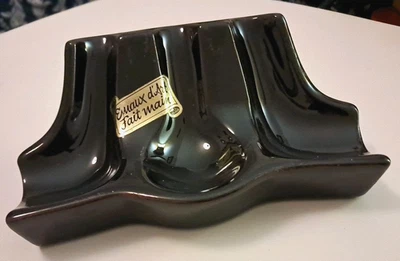 PORTE PIPE Emaux D Art Ancien SUPPORT ceramique 1970 Ou Avant Rare Objet Fumeur - Photo 1/4