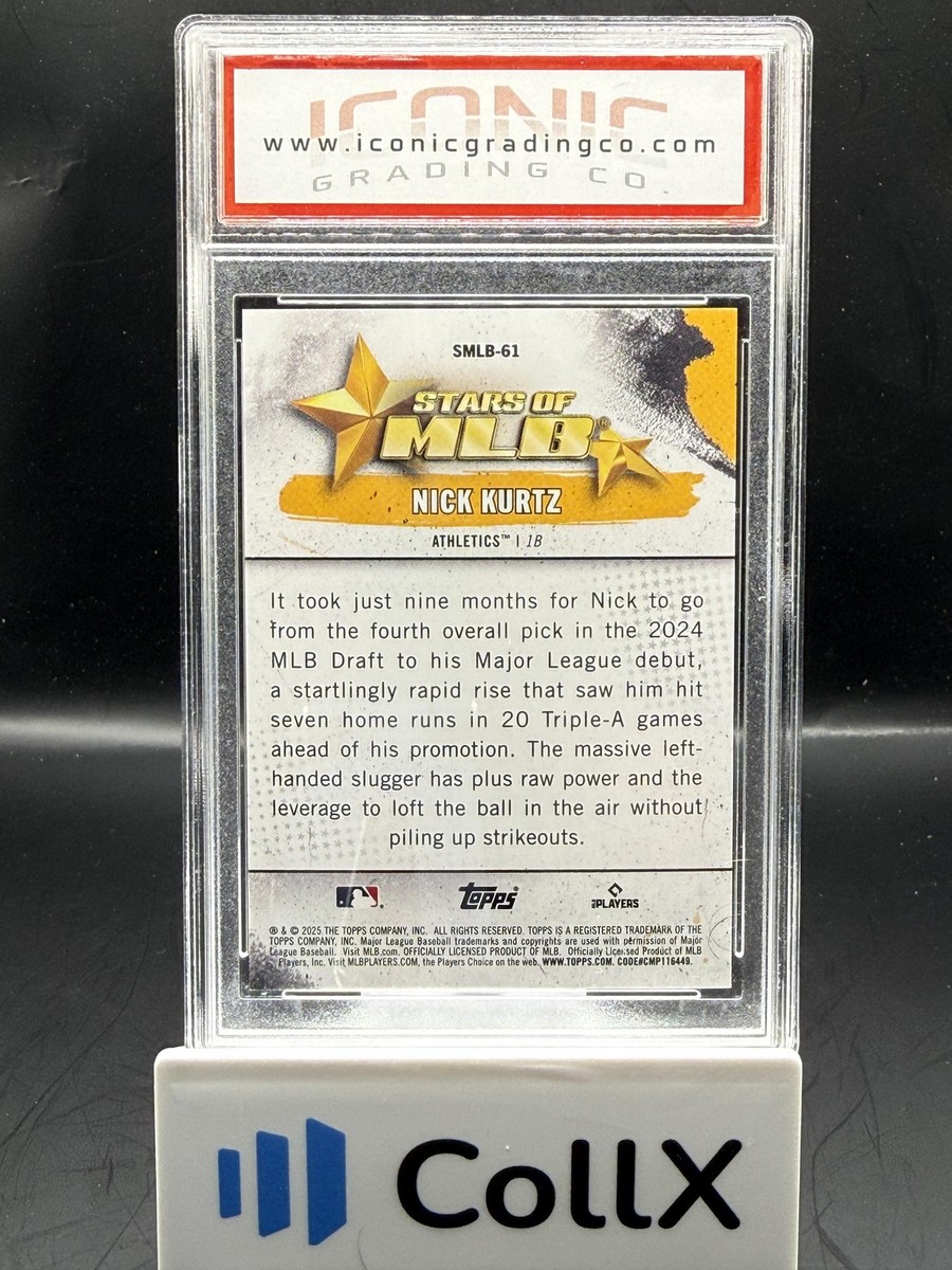 2025 Topps Update Series - Stars of Mlb Nick Kurtz #SMLB-61 (RC