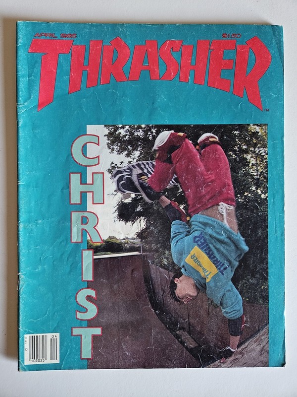 THRASHER MAGAZINE APRIL 1985 - HOSOI kasai GUERRERO skateboard APR transworld