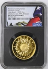 2025 W Gold American Liberty $100 NGC PF70 UC Oklahoma ANA Releases 8671221-001