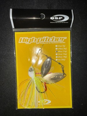 OSP High Pitcher Double Willow / Spinnerbait / S-21 Spark White Chart