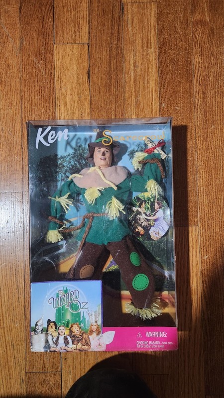 The Wizard of Oz Ken as Scarecrow Fashion Doll Original Outfit Boxed