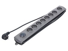 50168-QOL1 50168 Power Strip: Fusing Sockets: 8 230VAC 10A Grey 3 Metres