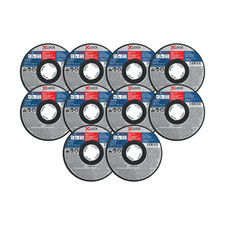 BOSCH TCWX1S450P10 4-1/2 in. X-Lock® Metal/Stainless Steel Cutting Wheels - 10 P