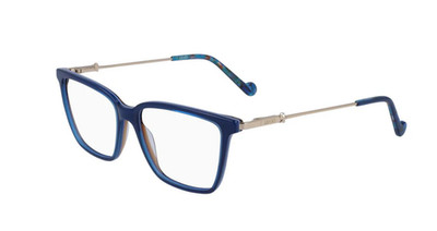 NEW Liu Jo LJ2730 426 Blue & Gold Eyeglasses 53mm with LJ Case