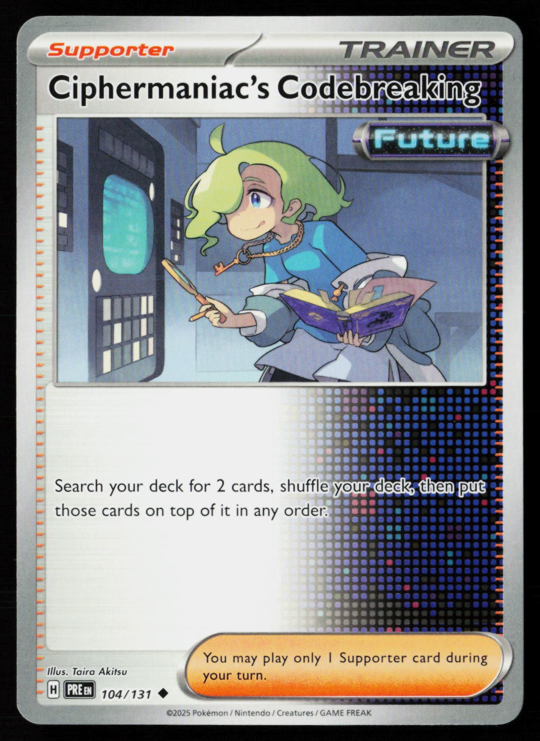 Ciphermaniac's Codebreaking 104/131 SV: Prismatic Evolutions Pokemon EN