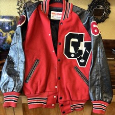 60 s Letterman Jacket Size 38 Vintage