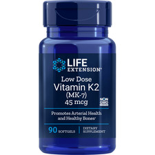 Life Extension Low Dose Vitamin K2 (Mk-7) 45 ...