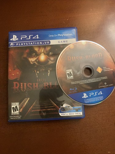 Until Dawn: Rush of Blood PlayStation 4 No Manual Tested Working - Picture 1 of 2