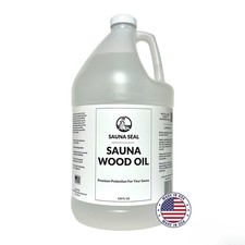 Sauna Seal - Sauna Wood Oil 128oz - Protects Sauna Benches & Walls - Made in USA