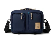 NWT Topo Designs Global Briefcase Backpack & Messenger Navy / Sahara
