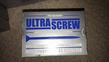 ULTRA SCREWS SINGLE THREAD WOOD SCREW A2 STAINLESS STEEL 5.0 x 90mm 100/box