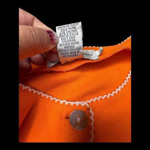 Tennessee Vols 90s Vintage Castle Sport Orange Button Up Gr. L - Bild 4 von 6
