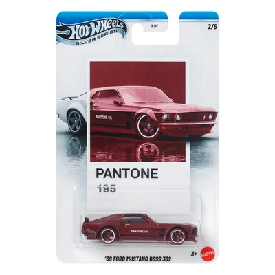 Hot Wheels Silver Series - Pantone: 195 '69 Ford Mustang Boss 302 2/6 JKY48
