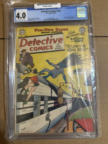 Detective Comics #162 CGC 4.0 OW/W