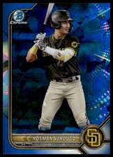 2022 Bowman Draft Sapphire Edition #BDC-161 Rosman Verdugo San Diego Padres NM+