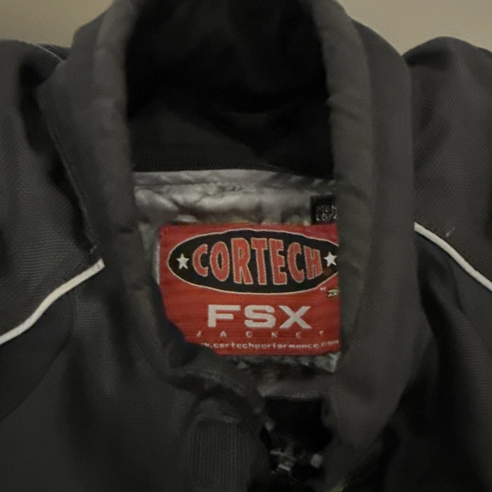Chaqueta de motociclismo Cortech FSX negra para hombre LG/44 Foto 3 de 4