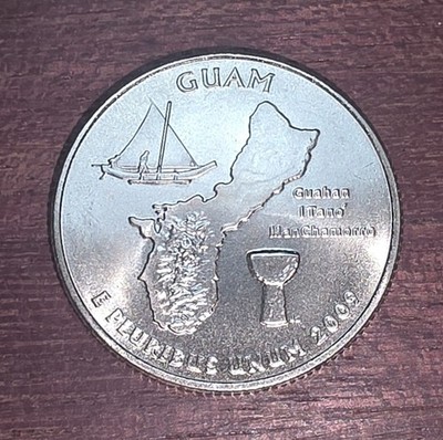 2009-D - Guam -U.S. Territory Quarter -UNC from US Mint