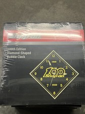 Snap-on Tools 100th Anniversary Edition 22 Led Diamond Shaped Bubble Clock Nib