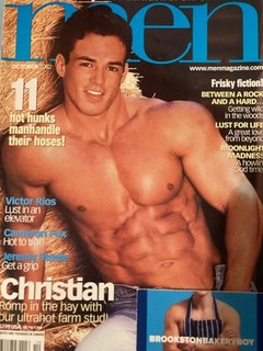 ADVOCATE MEN Magazine Oct. 2002 Playgirl Like Gay Interest Cover: Christian
