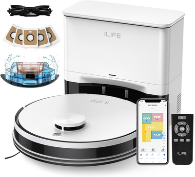 【新品、未開封】ILIFE A30 Pro ロボット掃除機本体 A30 Pro Robot Vacuum and Mop, Self Emptying Station for 60 Days