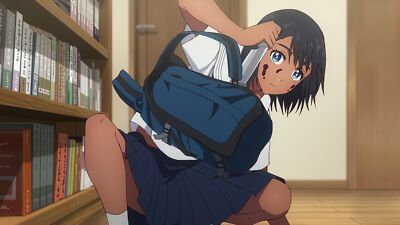 Anime Summer Time Rendering 4K Girls Dark Skin  Gaming Mat Desk 7188
