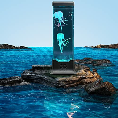 JELLYFISH LAVA LAMP Mood Color Changing Night Light Aquarium LED eBay