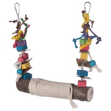 Bird Swing Perch for Birds Chewing Toy Parrot Chew Toy Bird Cage W2F8