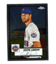2021 Topps Chrome Baseball Platinum Anniversary Jacob DeGrom Base #170