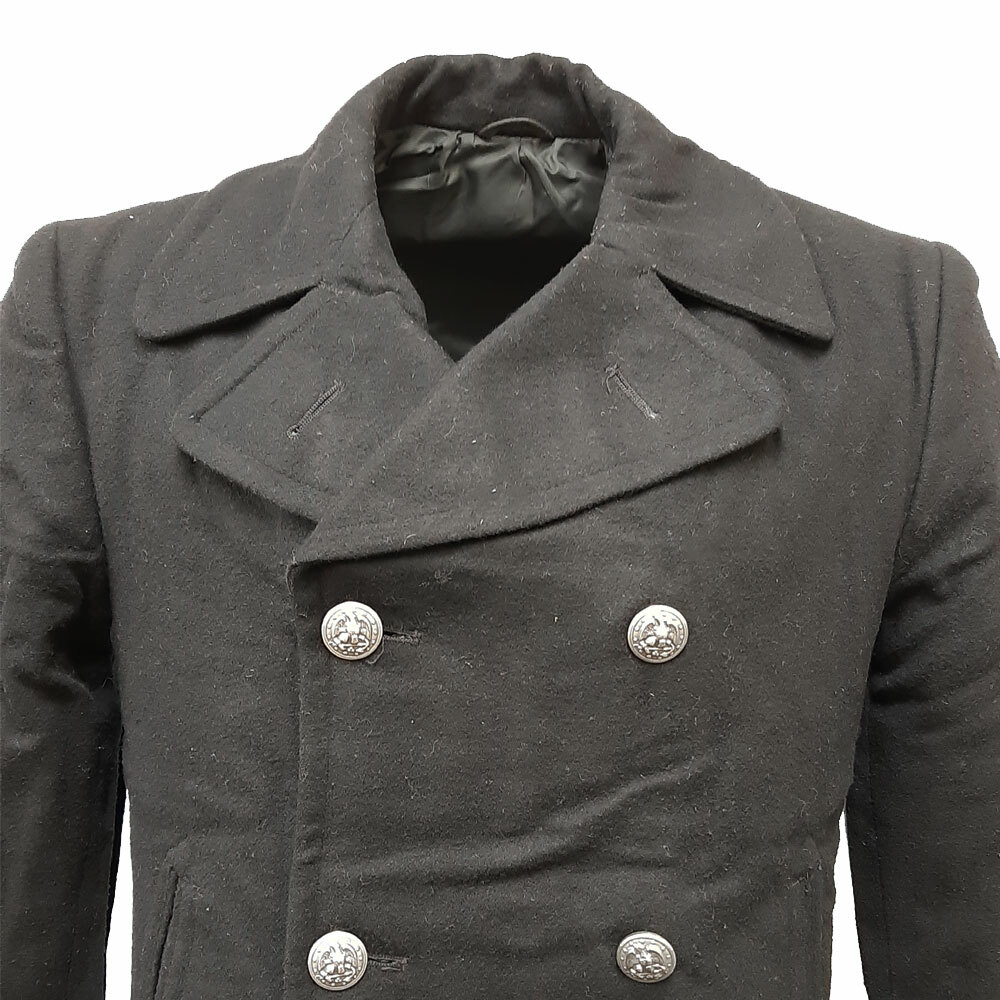 Pea Coat Original US Navy Military Vintage Army Winte… Gem