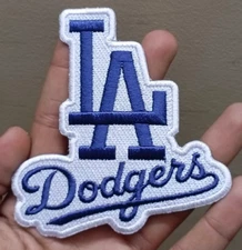 Los Angeles Dodgers Baseball Iron On Patch - Sew Patch - Embroidered Patch 4"x4"