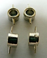  4 Hard Suction Hose Ends By Don Mills Models 1:48 Scale