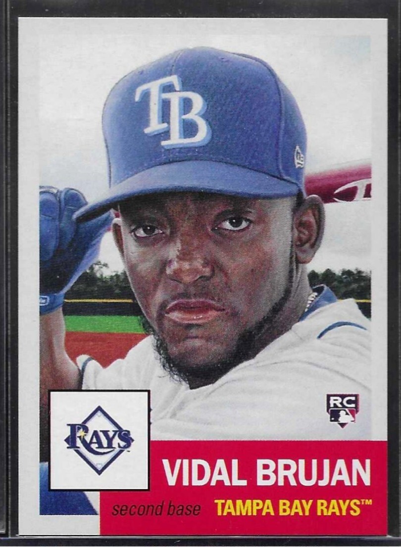2022 TOPPS LIVING SET # 509 VIDAL BRUJAN Rookie Tampa Bay Rays 2,138 Printed
