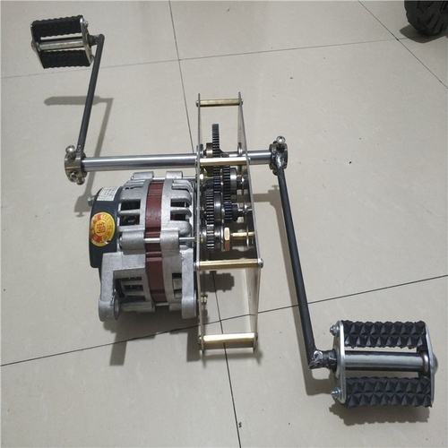 12V 24V 2000W 220V AC brushless highpower pedal generator DC battery