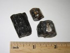 3 SMALL NATURAL 0.45"- 1" DRAVITE BROWN TOURMALINE CRYSTALS INDIA ~ 28g *4 (GG) — photo 5