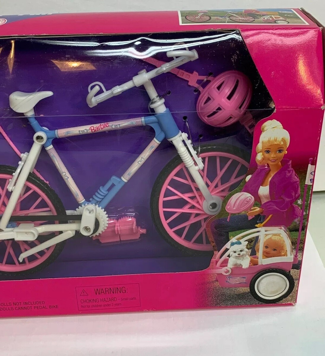 バービーさん( *´艸｀)kelly Vintage 1998 Barbie & Kelly Bikin' Biking Fun NEW #67596 HTF