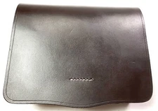 CIVIL WAR US CSA SPRINGFIELD MUSKET CARTRIDGE AMMO BOX W/ TINS- BROWN LEATHER 