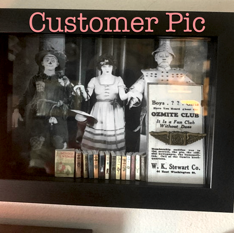 The Wizard Of Oz 14-Pc Miniature Book Set – 1:12 Scale, Readable, Handmade By Little Things Of Interest