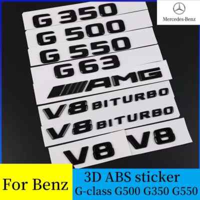 for Mercedes-Benz G-class G500 G350G50 modified AMG G63 V8 BITURBO rear sticker