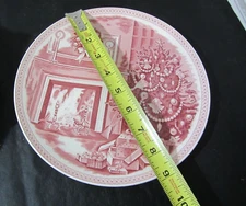 Wedgwood Christmas Eve Plate Williams Sonoma 8 3/4" England