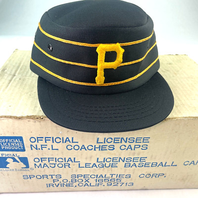 Vintage Pittsburgh Pirates Hat Cap Youth 2-4 Black Pillbox Sports Specialties