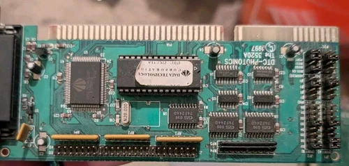Vintage DTC DATA TECHNOLOGY 3520A ISA TO SCSI HOST ADAPTER W/ BOOT BIOS