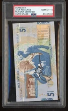Jack Nicklaus Auto Royal Bank Scotland Note British Open PSA/DNA 10 Masters Golf