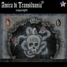 modern contemporary art painting figurative realism occult esoteric black magic