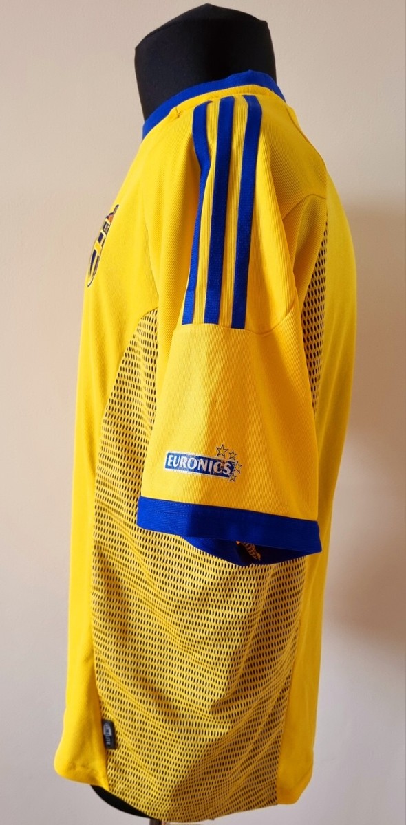Sweden 2002 - 2004 Home football Adidas shirt #4 size Extra