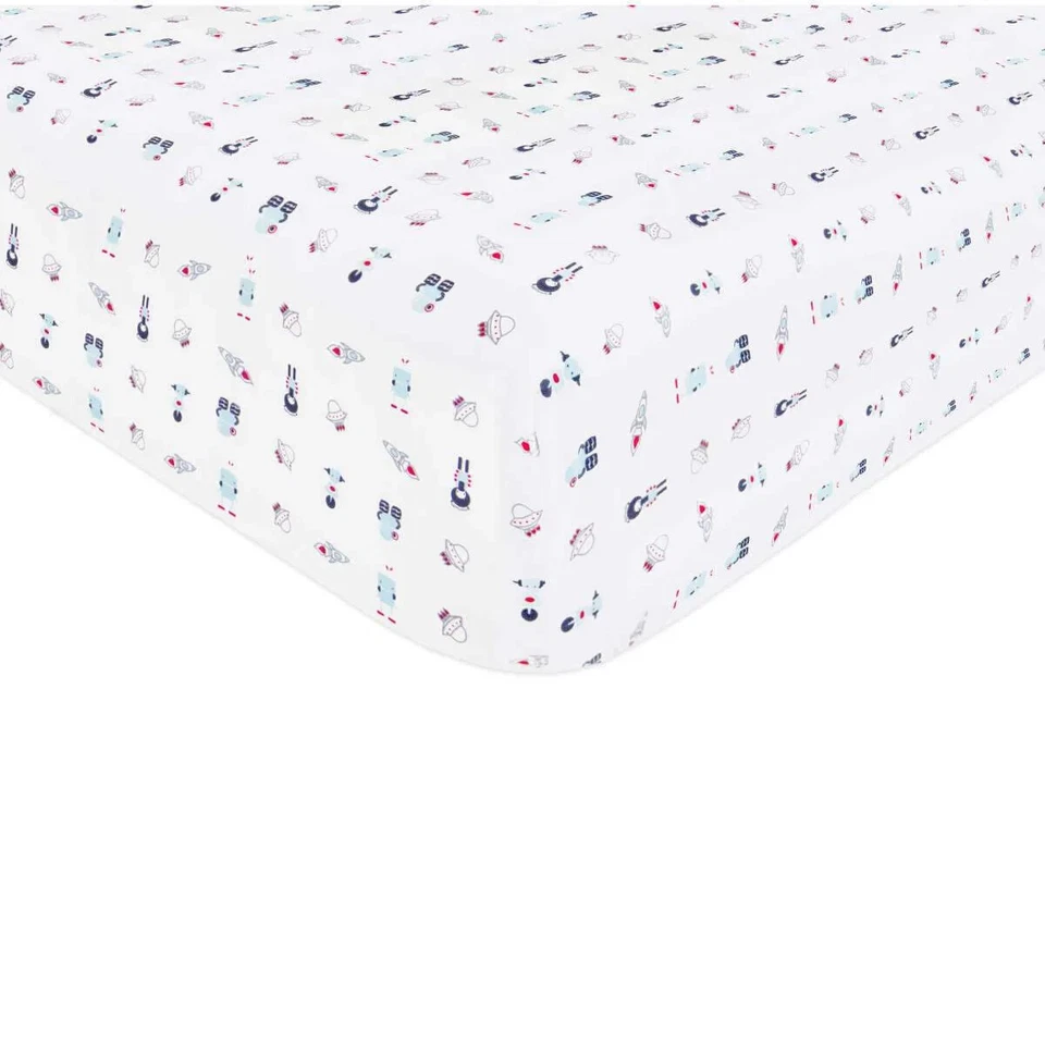 Sábana bajera ropa de cama de Babyletto Galaxy nuevo en paquete Foto 3 de 3