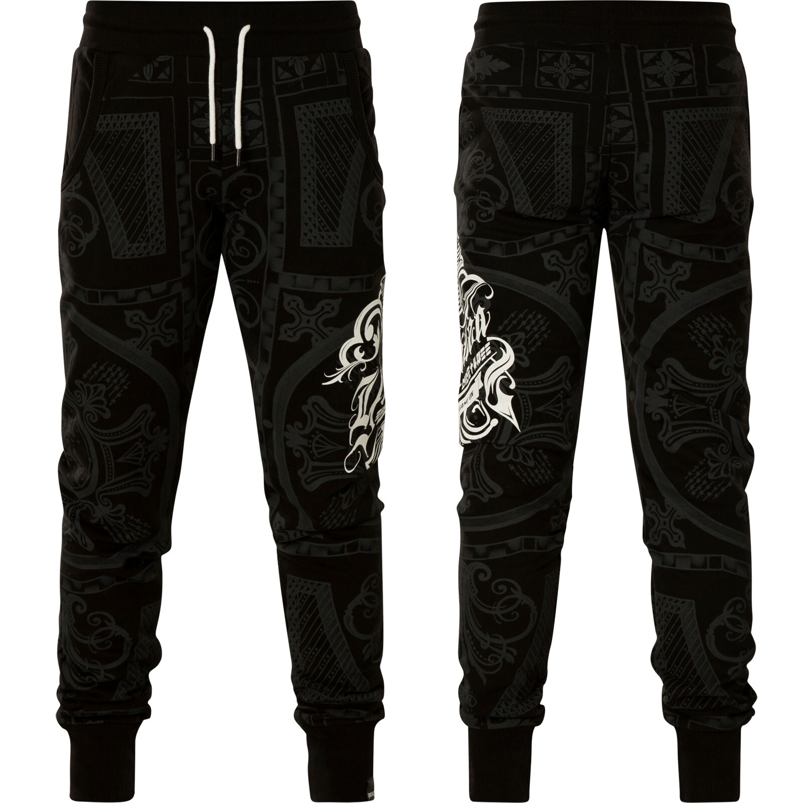 Спортивные брюки Schwarz JOB-21120 от YAKUZA Damen с эмблемой YAKUZA Damen Crests для городских пробежек 9190₽